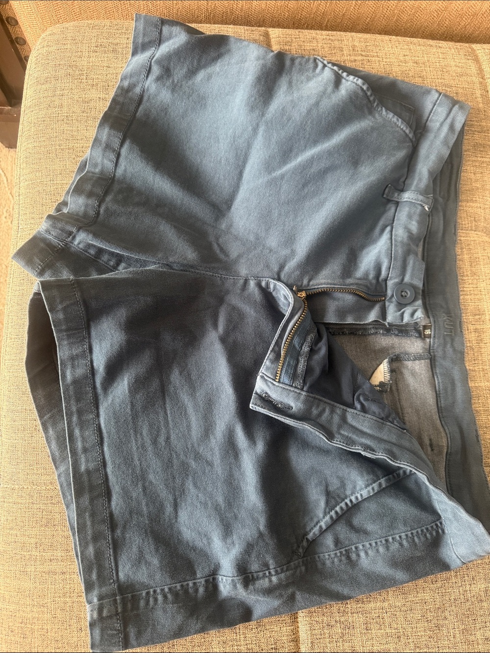 Blue KUT trouser shorts